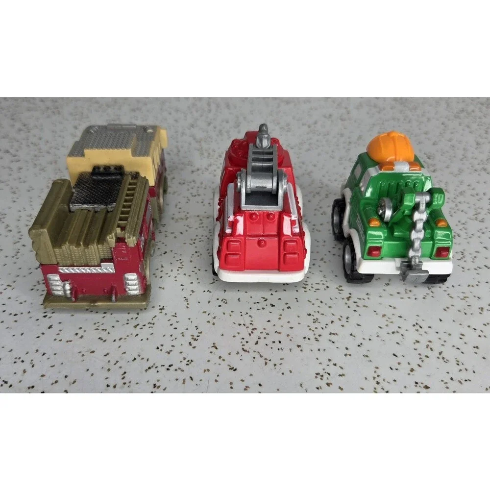 Vtg Mini Tonka Construction & Fire Trucks Maisto Hasbro Lil Chuck & Friends Lot